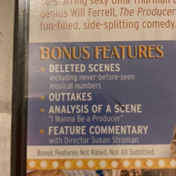 🍿DVD 3/$15 The Producers Comedy starring Nathan Lane, Matthew Broderick NIP - Picture 6 of 8